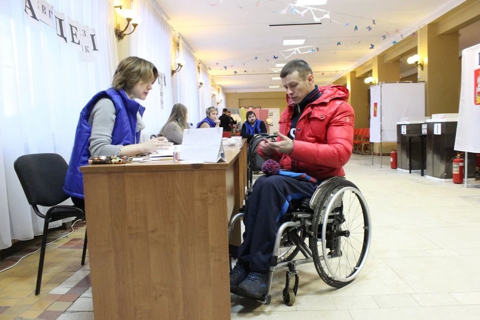 Спортсмены голосуют в Пересвете