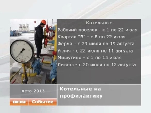 Останавливаются котельные