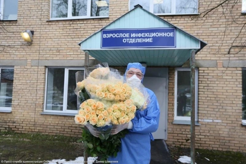 Цветы - врачам!