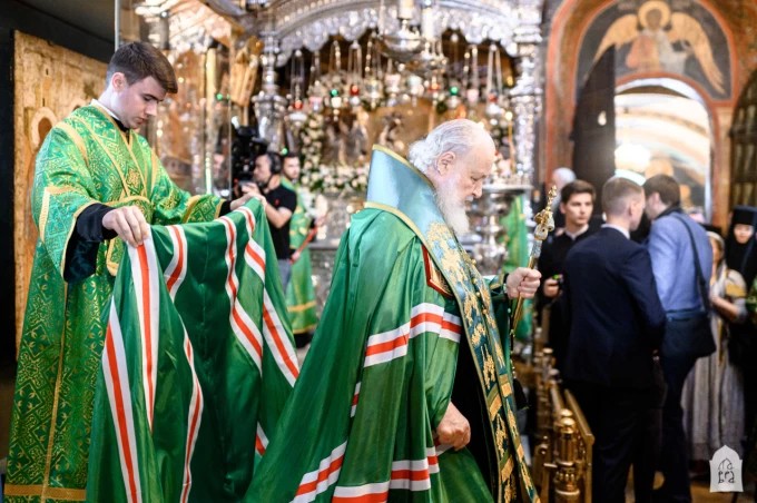 В Троице-Сергиевой Лавре прошли торжества в честь 600-летия обретения мощей преподобного Сергия Радонежского