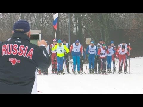 Лыжники поддержали олимпийцев