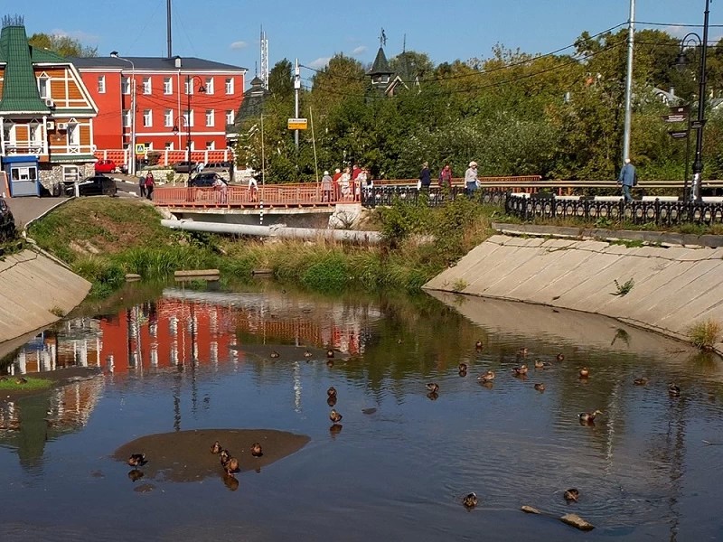 После вмешательства Минэкологии прекратилось загрязнение реки в Сергиевом Посаде