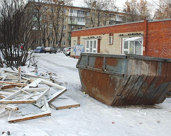 Видеонаблюдение за мусорными баками