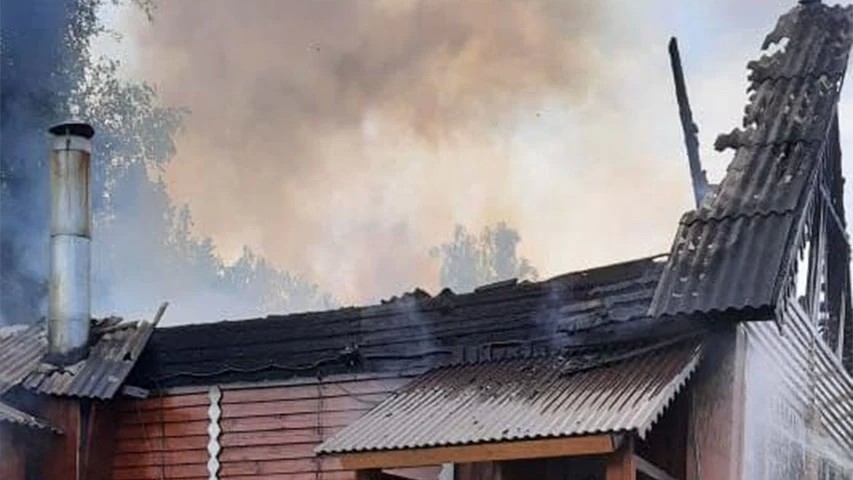 Удар молнии привёл к пожару в Абрамцево