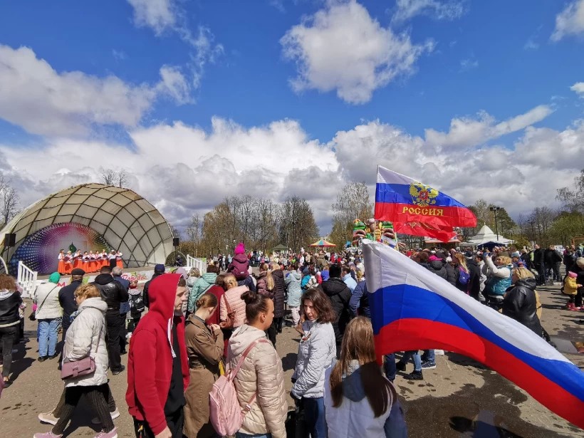 В парке «Покровский» раскинулась «Фронтовая поляна»