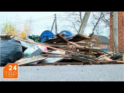 Вывоз мусора сталкивается с крупногабаритной проблемой