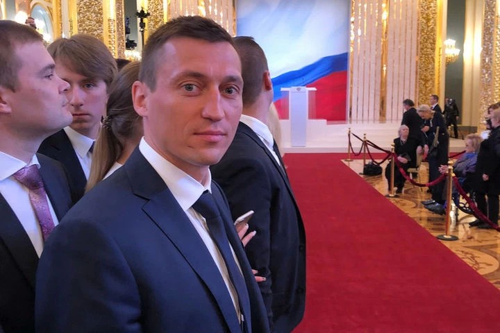 Александр Легков присутствовал на инаугурации президента России