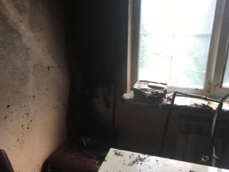 Двое детей пострадали в пожаре в Пересвете
