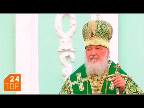 На Осеннего Сергия патриарх провёл богослужение в Лавре