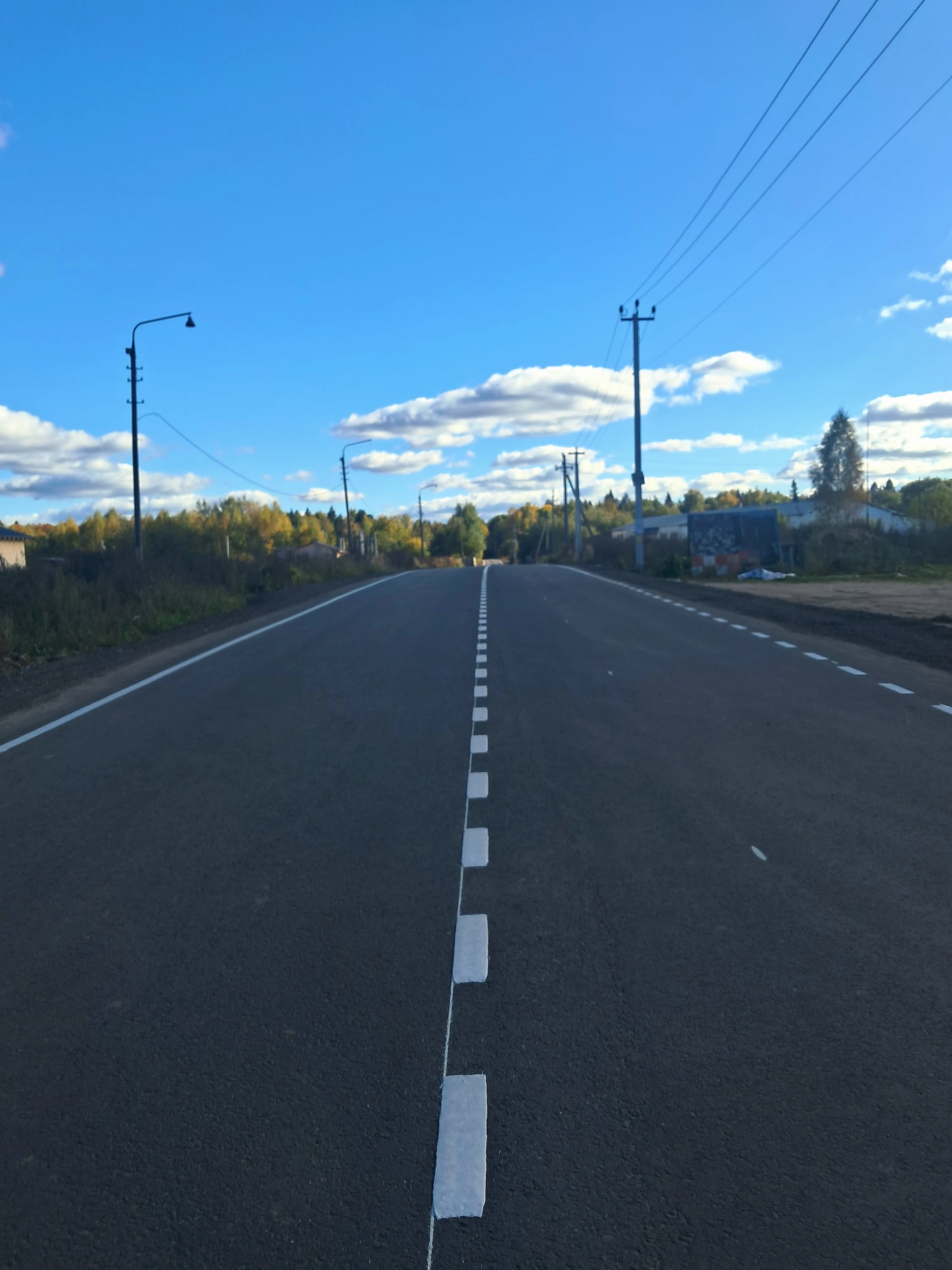 Две полосы на повороте